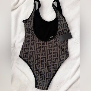 Ballmain swimsuit one piece logo size M